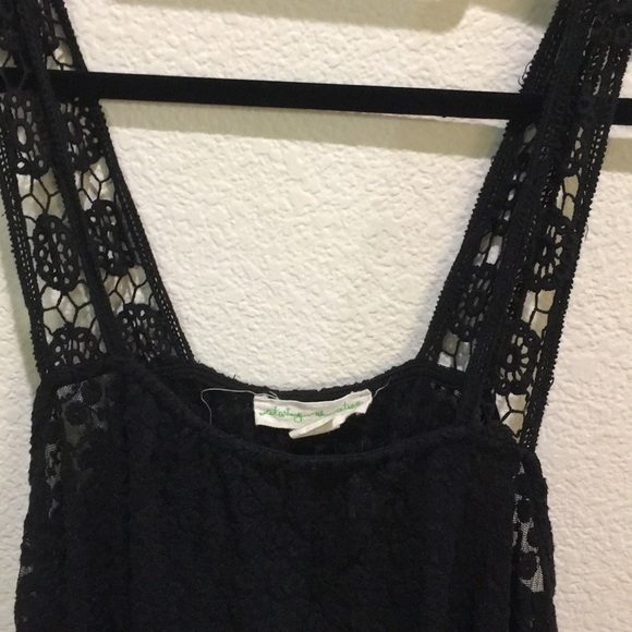 ❌SOLD❌Boho lacey black tank from UO - Picture 3 of 5